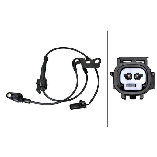 Hella ABS Wheel Speed Sensor Front Right 6PU 230 048-931