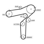 Gates Timing Belt Cambelt 197 Teeth 5706XS