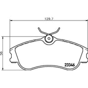 Mintex Front Brake Pad Set MDB2067