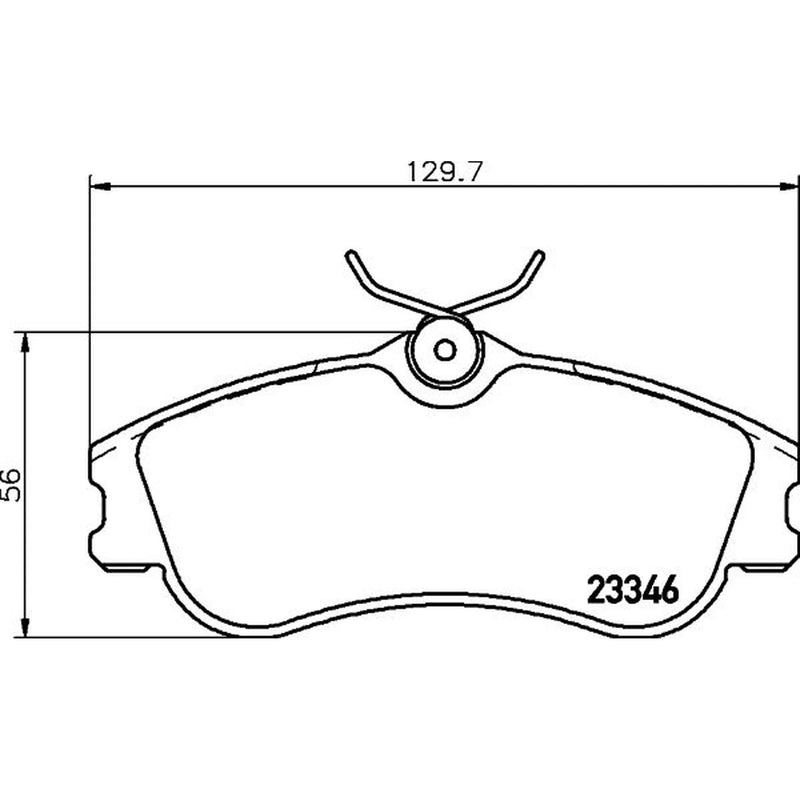 Mintex Front Brake Pad Set MDB2067