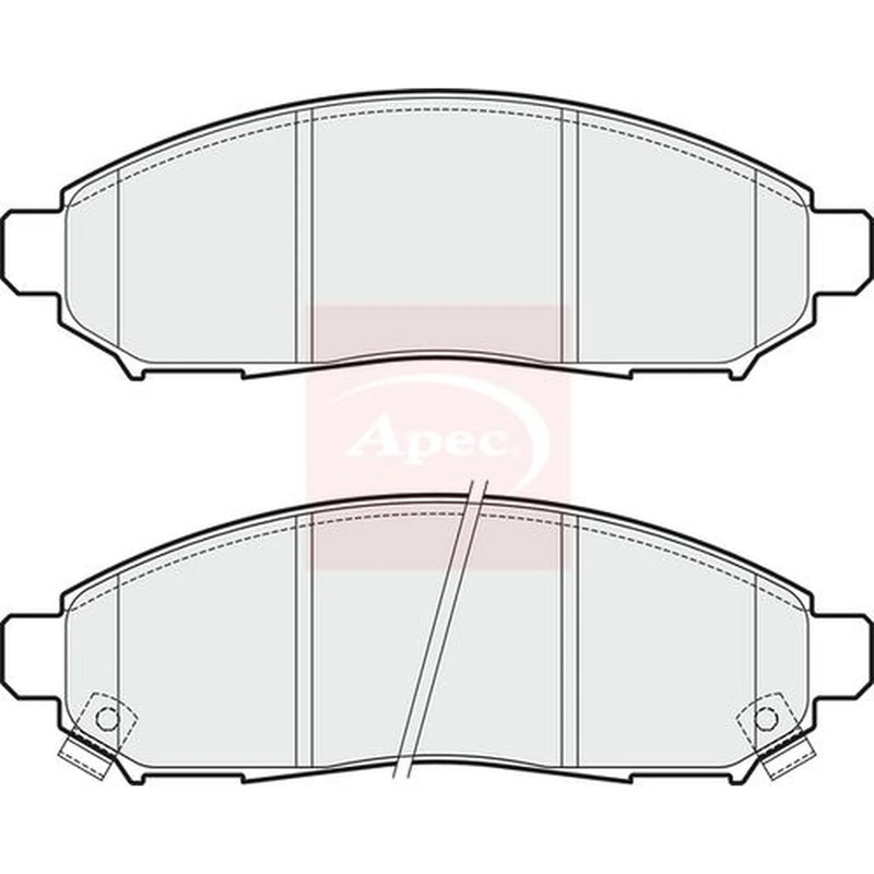 Apec Front Brake Pad Set PAD1867