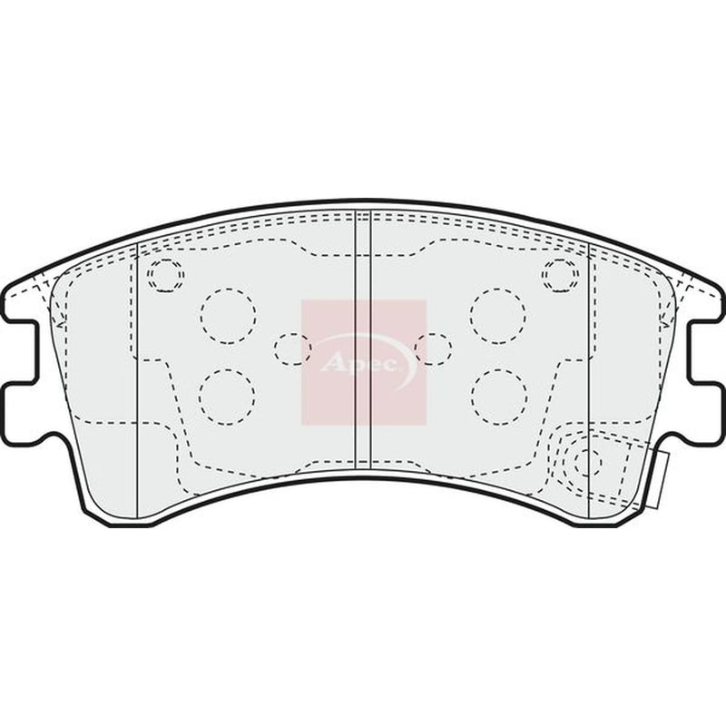 Apec Front Brake Pad Set PAD1302