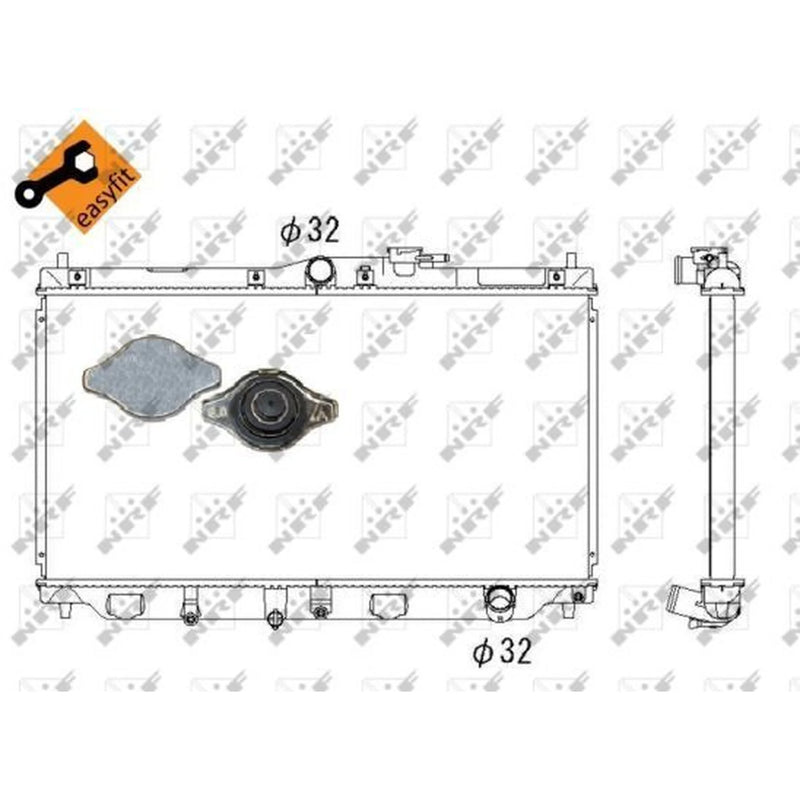 NRF Engine Radiator 507728