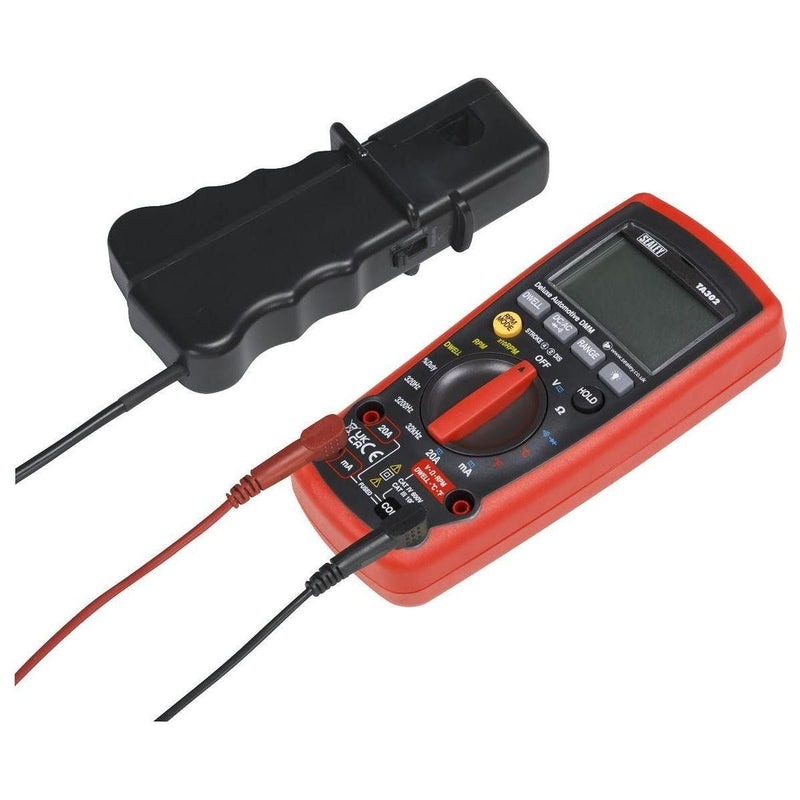 Sealey Digital Automotive Analyser 12-Function with Inductive Coupler TA302 Sealey  - Town Parts