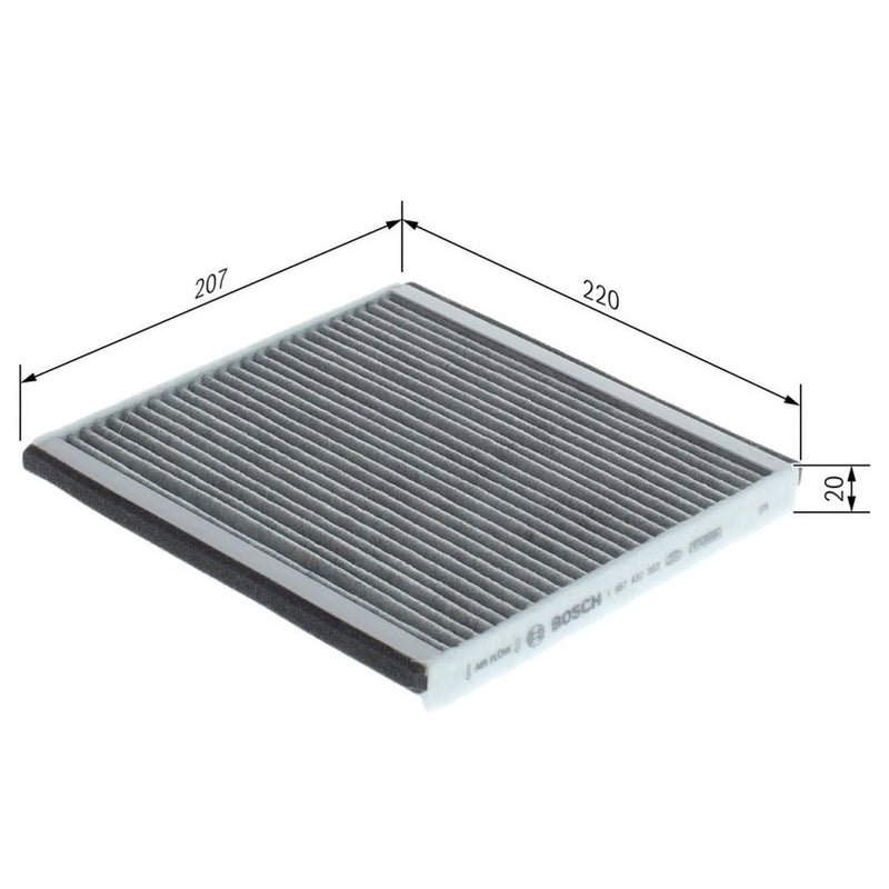 Bosch Cabin Air Filter (Pollen Filter) 1 987 432 363