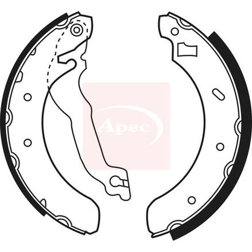 Apec Brake Shoe Set Axle Kit SHU493