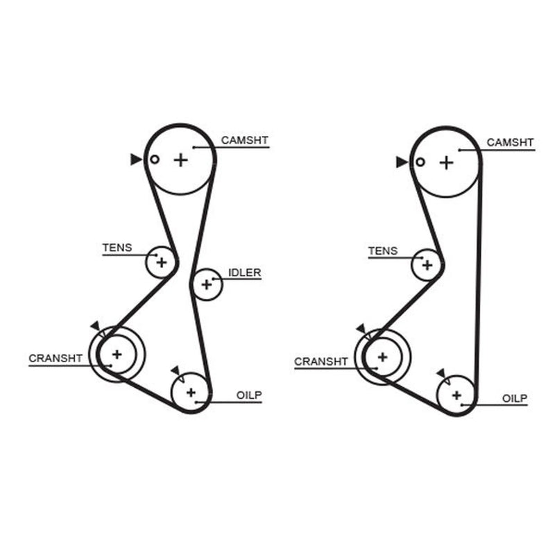 Gates Timing Belt Cambelt 123 Teeth 5373XS