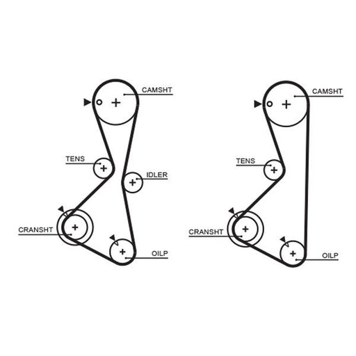 Gates Timing Belt Cambelt 123 Teeth 5373XS