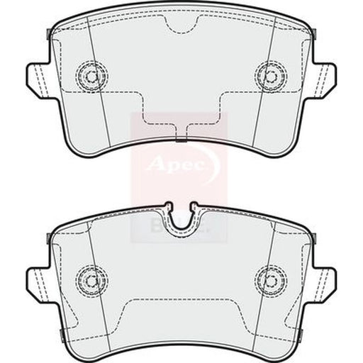 Apec Rear Brake Pad Set PD3827