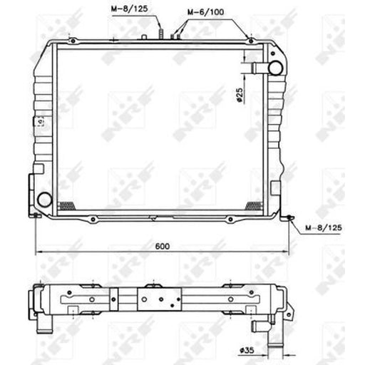 NRF Engine Radiator 513962