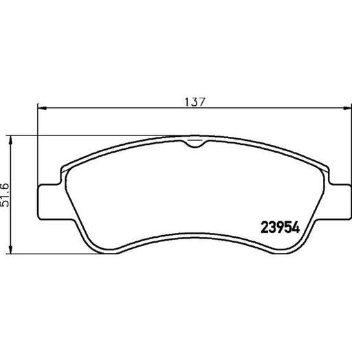 Mintex Front Brake Pad Set MDB2283
