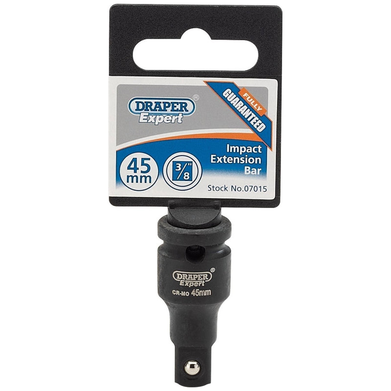 Draper Expert Impact Extension Bar, 3/8" Sq. Dr., 45mm 07015 Draper  - Town Parts