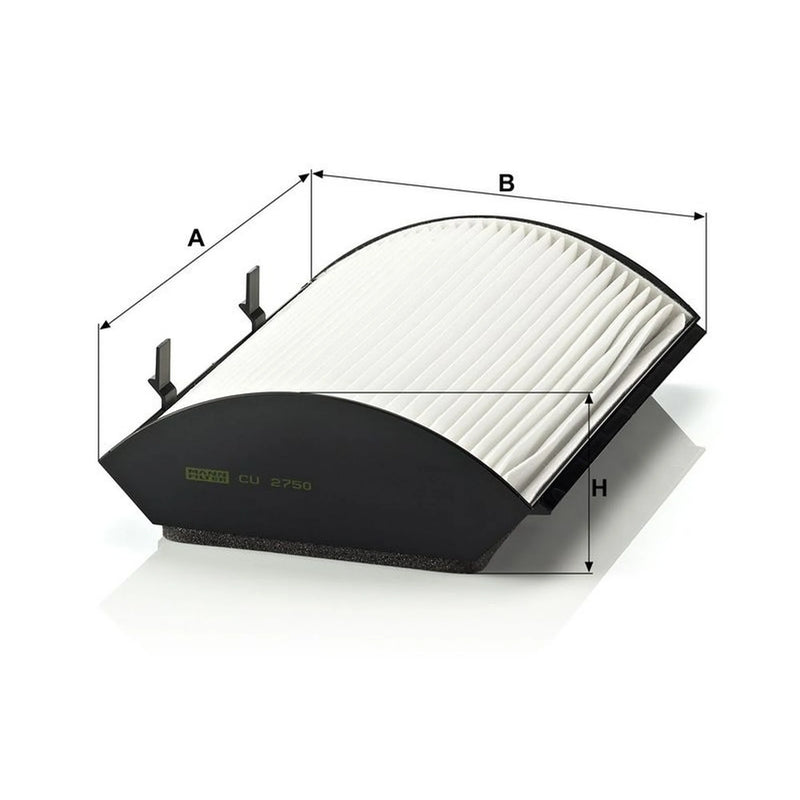 MANN-FILTER Cabin Air Filter (Pollen Filter) Eng.compart. passeng. si CU 2750