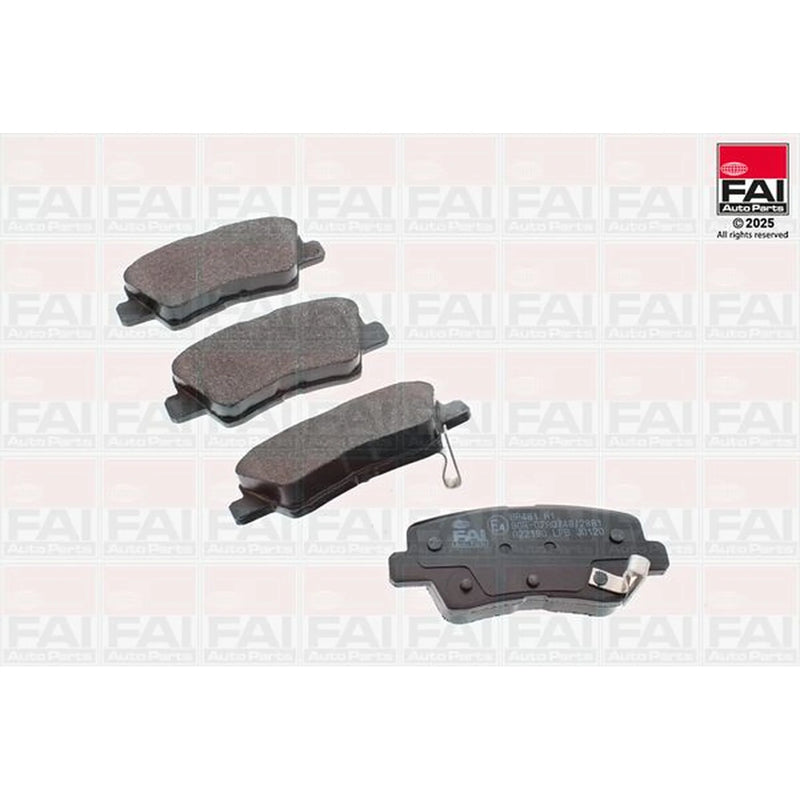 FAI Rear Brake Pad Set BP481