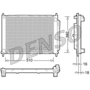 Denso Complete Cooling Module fits Renault Clio III 2005-2014