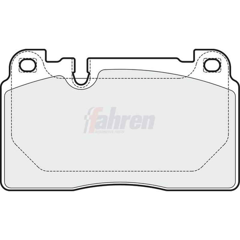 Fahren Front Brake Vented Discs & Pads fits Audi Q5 2009-2017 2.0