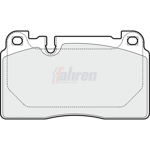 Fahren Front Brake Pad Set FBP3731