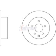 Fahren Front & Rear Brake Discs & Pads fits Nissan Qashqai I 2006-2013