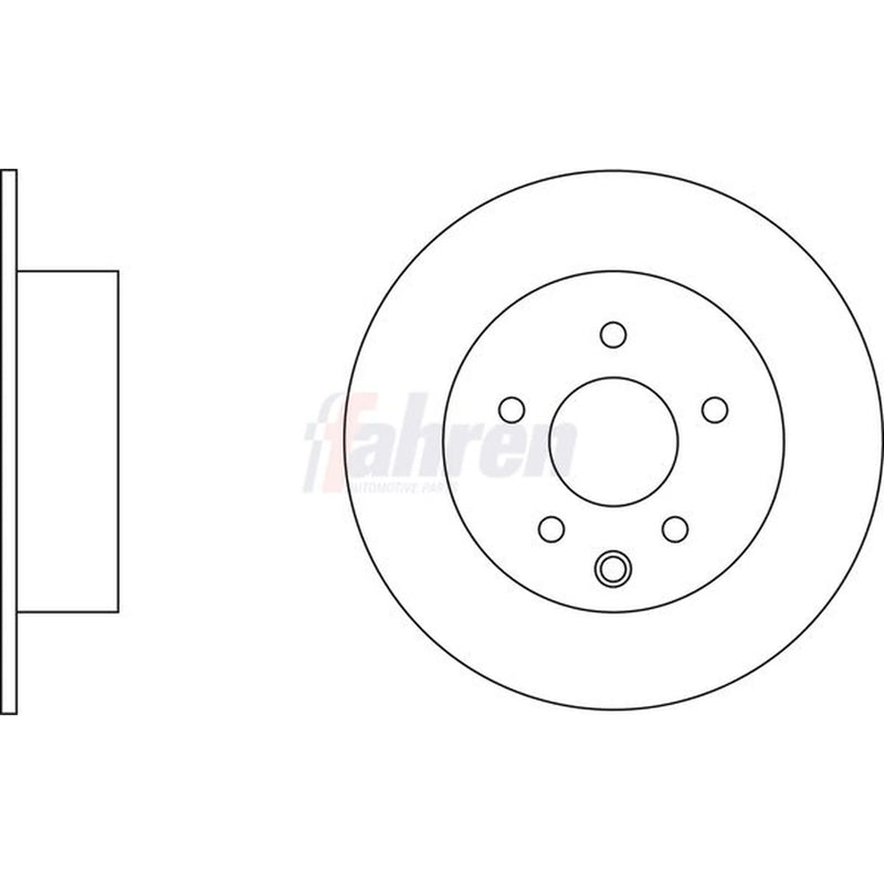 Fahren Front & Rear Brake Discs & Pads fits Nissan Juke 2010-2019 1.6