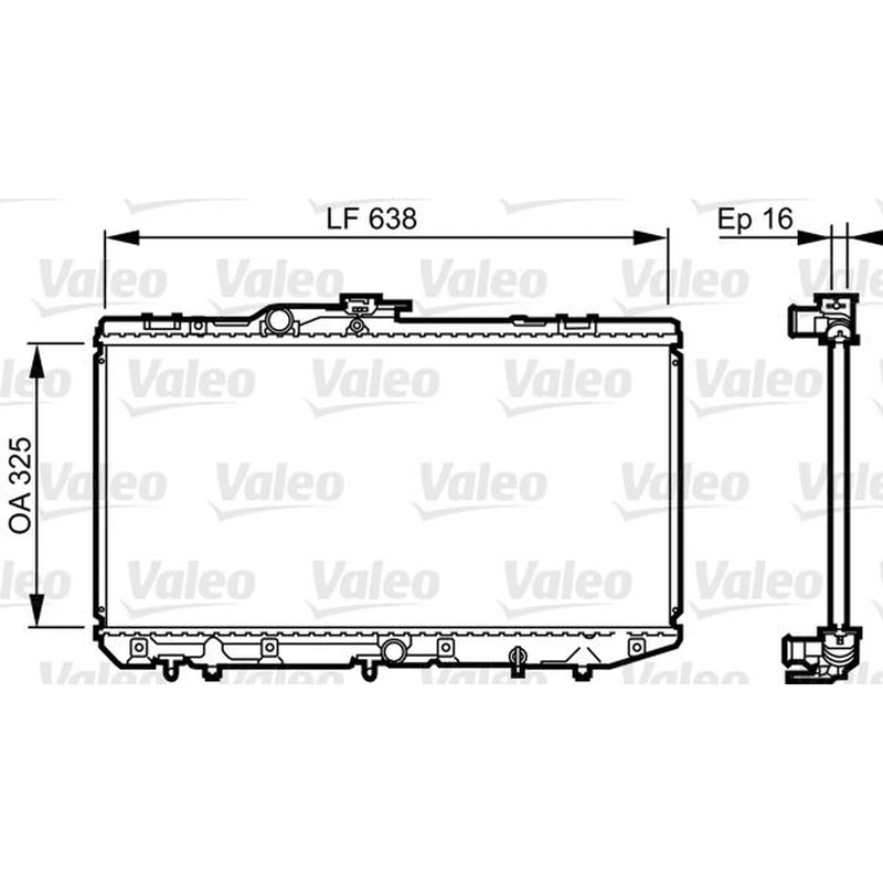 Valeo Engine Radiator 731713
