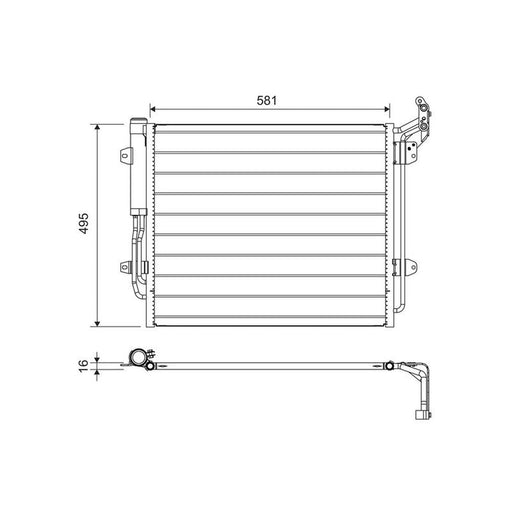 Valeo Air Conditioning Condenser 814157