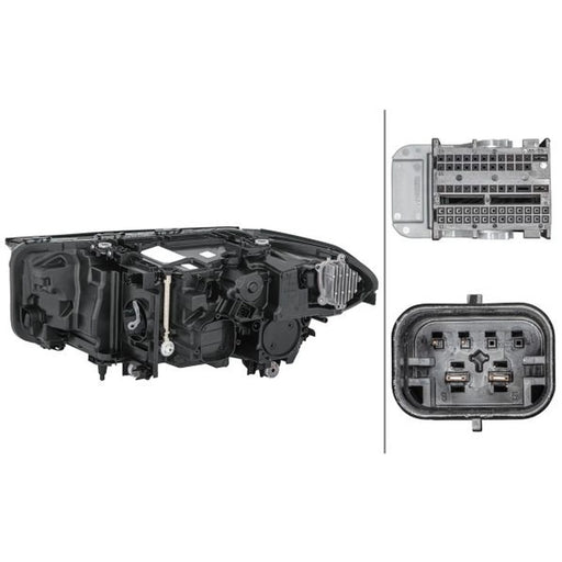 Hella Headlight Headlamp LED Right 1LX 015 449-441