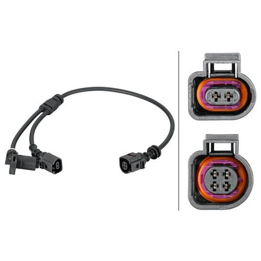 Hella ABS Wheel Speed Sensor Front Left 6PU 012 806-661