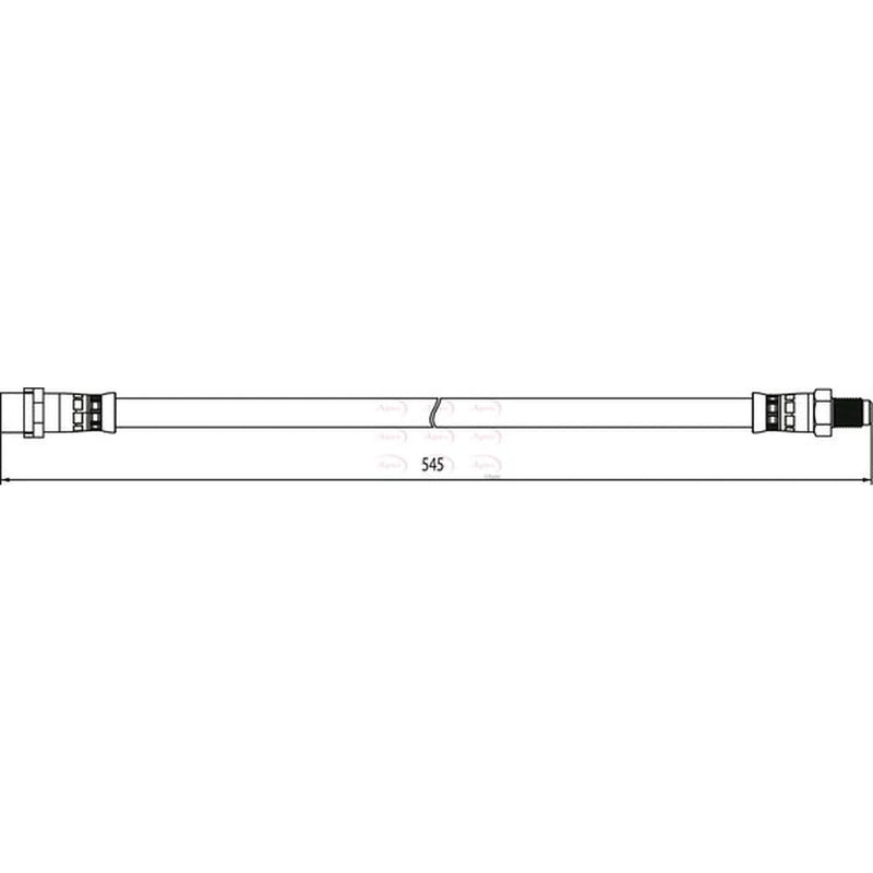 Apec Brake Hydraulic Hose Line inner HOS4041