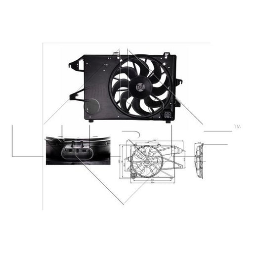NRF Engine Cooling Fan 47004