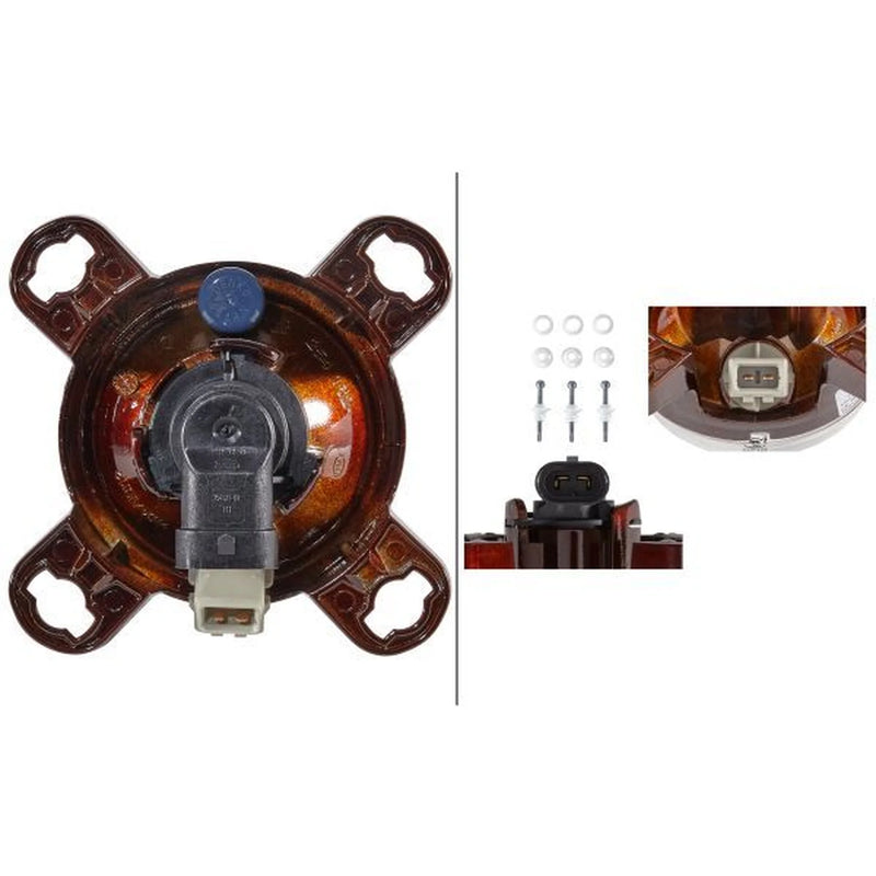 Hella Headlamp Ff-Fpo MG24 1K0 Right 1K0 247 043-021