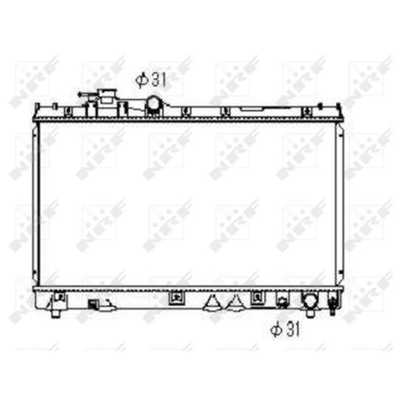 NRF Engine Radiator 53352