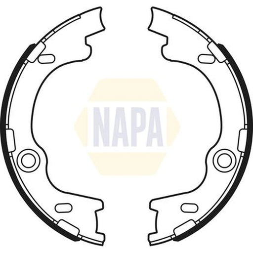 NAPA Parking Brake Shoe Set NBS5039