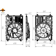 NRF Engine Cooling Fan 470105