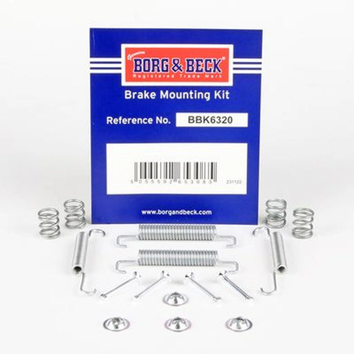 Borg & Beck Parking Brake Shoe Accessory Kit Rear BBK6320