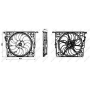 NRF Engine Cooling Fan 47839