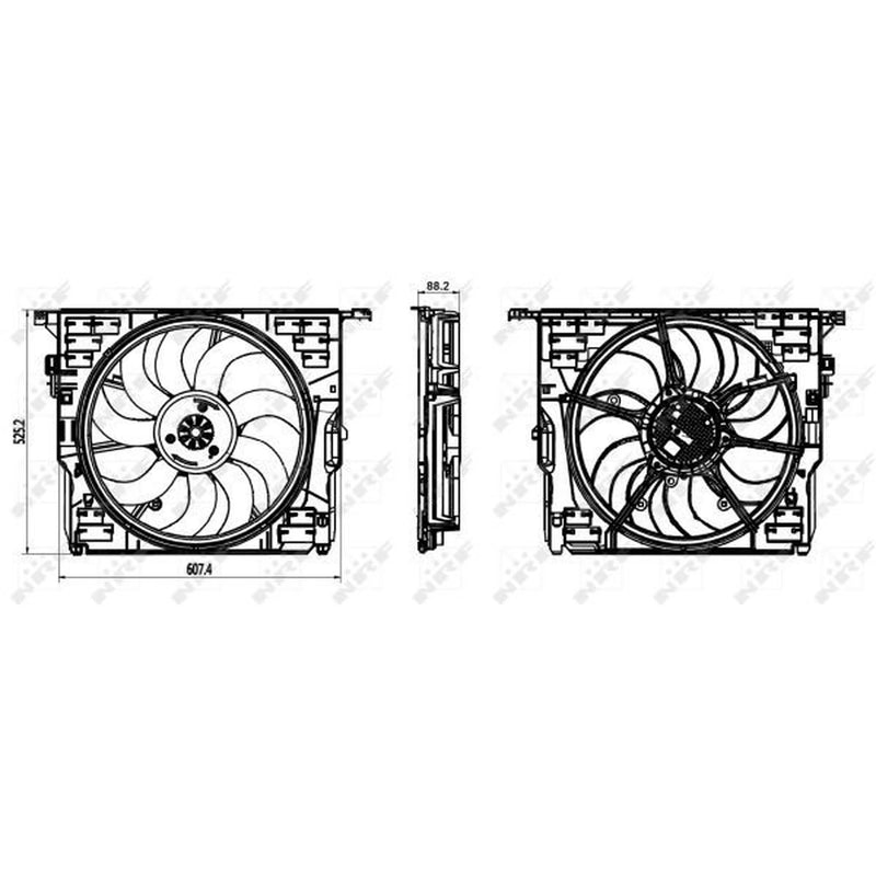 NRF Engine Cooling Fan 47839