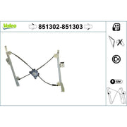 Valeo Electric Window Regulator Lifter Right Front 851303