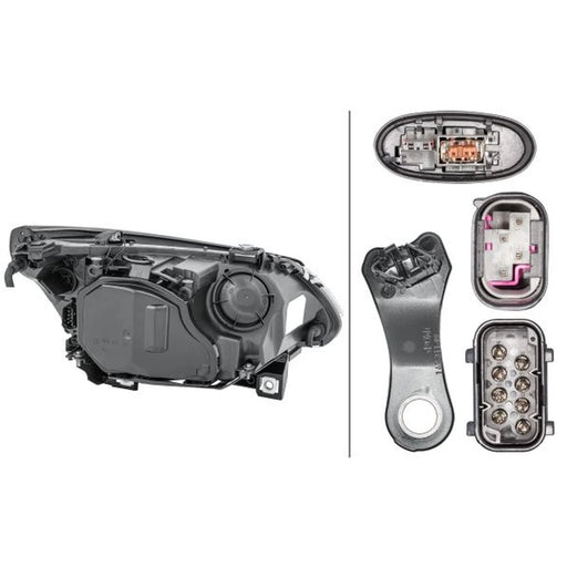 Hella Headlight Headlamp PY21W Left 1LL 163 081-001