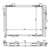 NRF Engine Radiator 50593