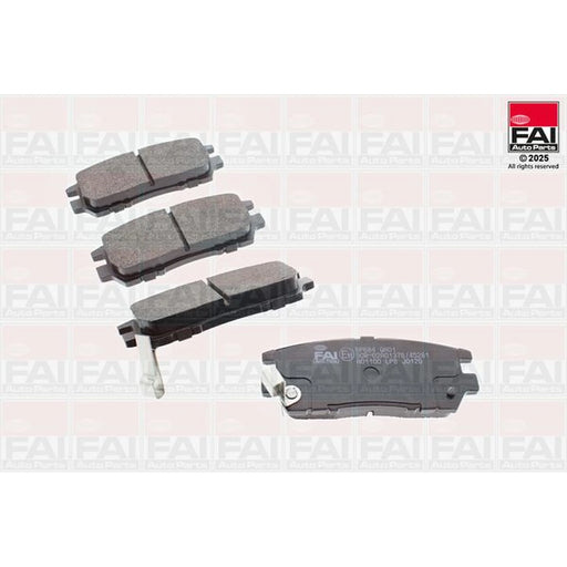 FAI Rear Brake Pad Set BP684