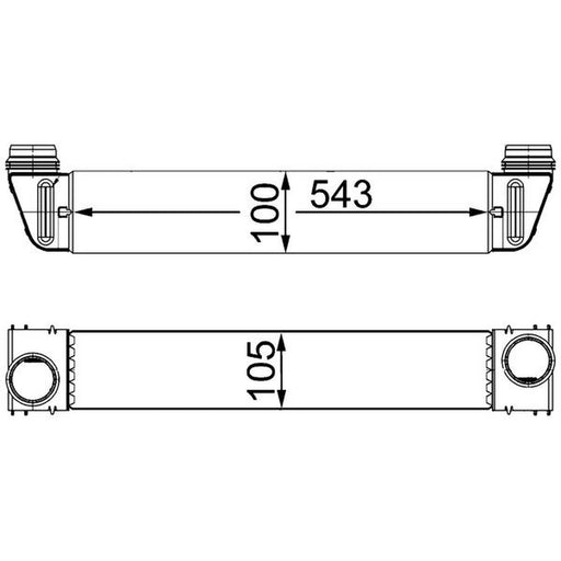 Mahle Intercooler (Charge Air Cooler) CI 189 000S