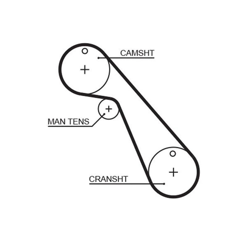 Gates Timing Belt Cambelt 99 Teeth 5209