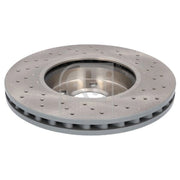 Febi 2 x Perforated/Vented Front Brake Discs 44188-x2
