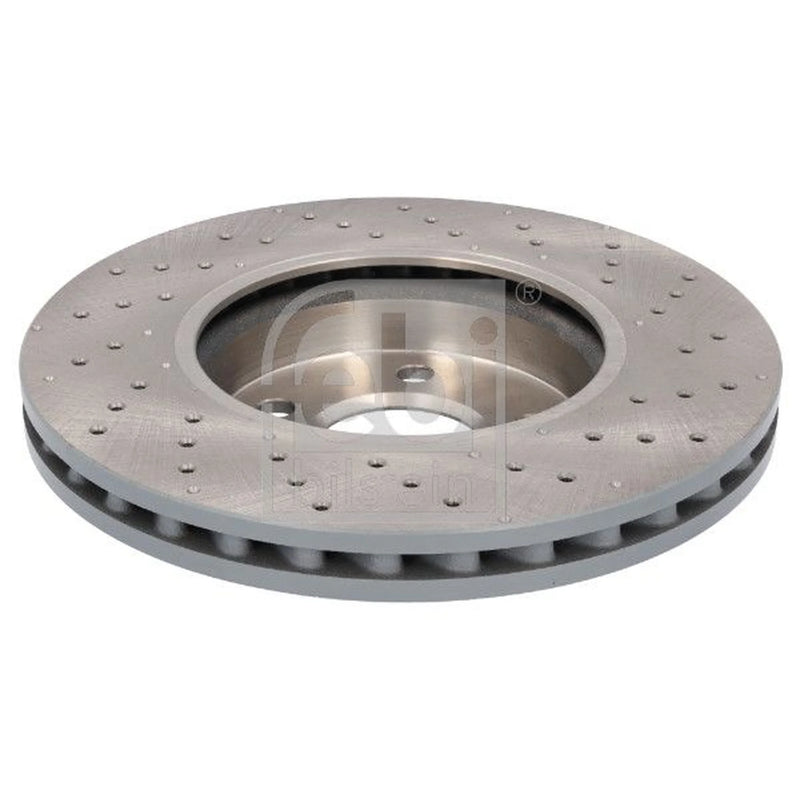 Febi 2 x Perforated/Vented Front Brake Discs 44188-x2