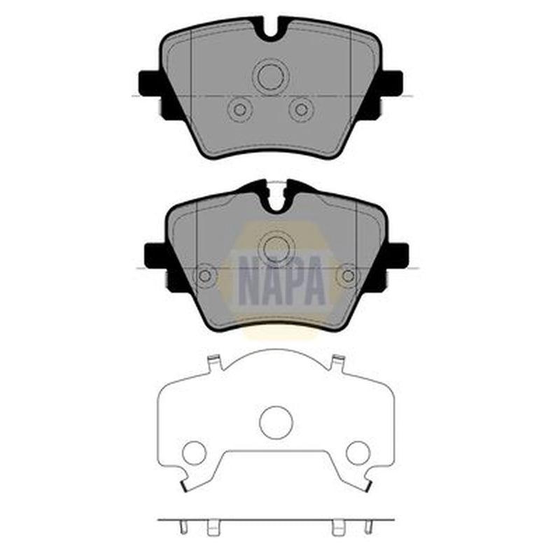 NAPA Front Brake Pad Set NBP1944