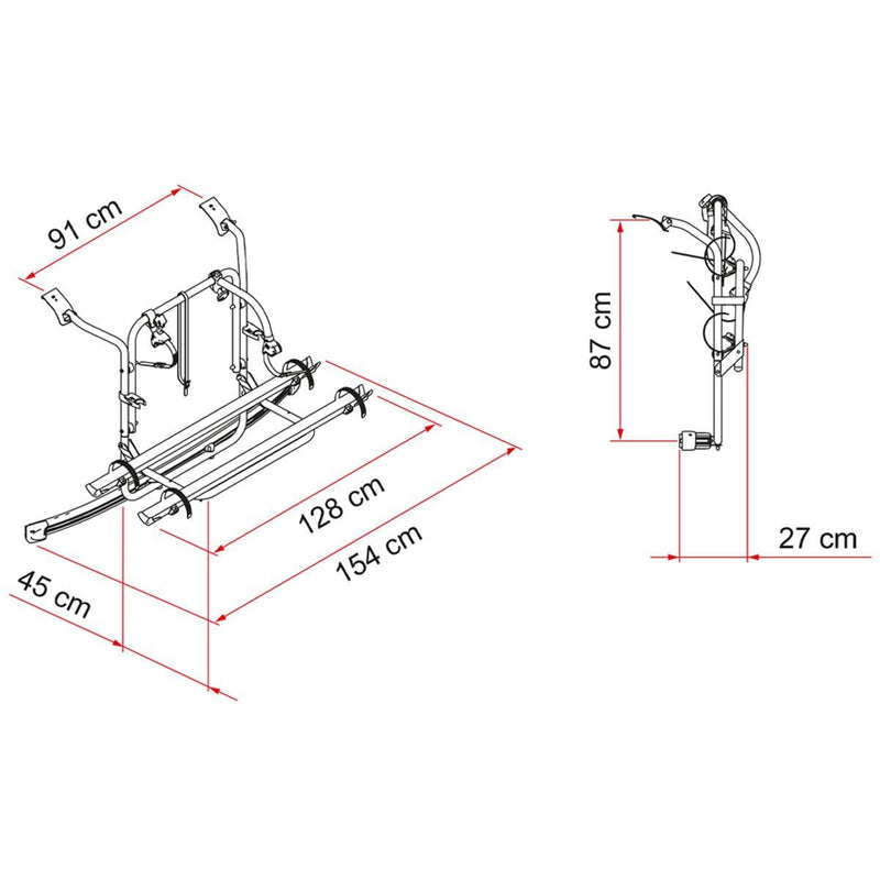 Fiamma Carry-Bike Ford Transit Custom - Fiamma - Van Life Living