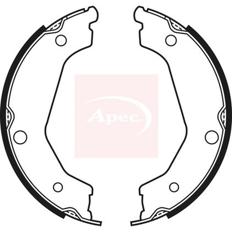 Apec Parking Brake Shoe Set SHU703