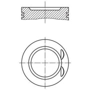 Mahle Piston Cylinder Bore = 88mm 627 40 02