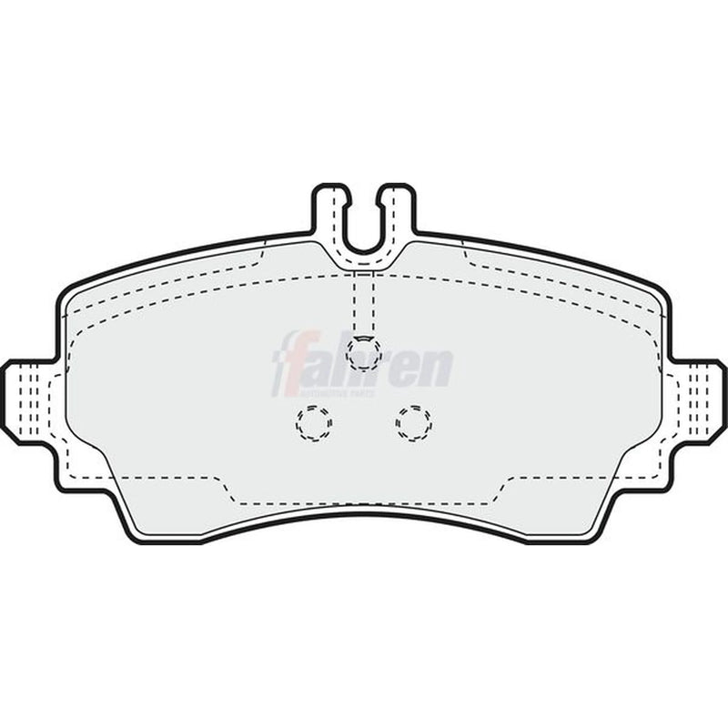 Fahren Front Brake Pad Set FBP3125