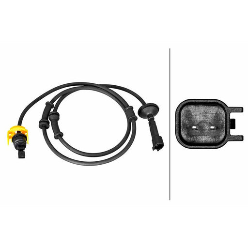 Hella ABS Wheel Speed Sensor Rear 6PU 358 219-141